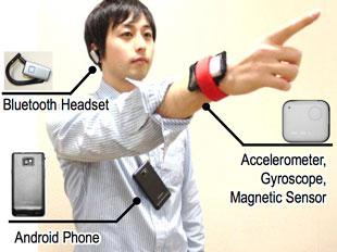 Fig. 3. A multi-modal recognition system for pointing and calling activity